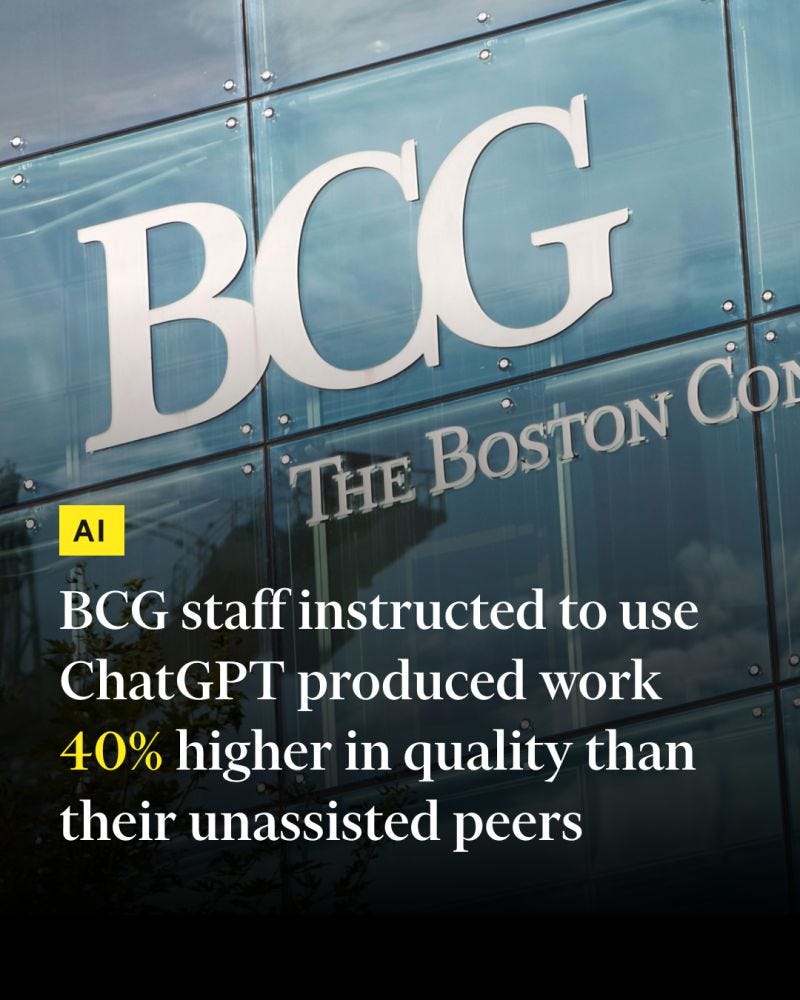 Financial Times on LinkedIn: BCG staff randomly assigned to ...