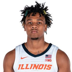 CHAMPAIGN, IL - September 06, 2023 - Illinois Guard Terrence Shannon Jr. (#0) headshot taken during 2023-2024 Production Day at Ubben Basketball Complex in Champaign, IL. Photo By Kevin Snyder 