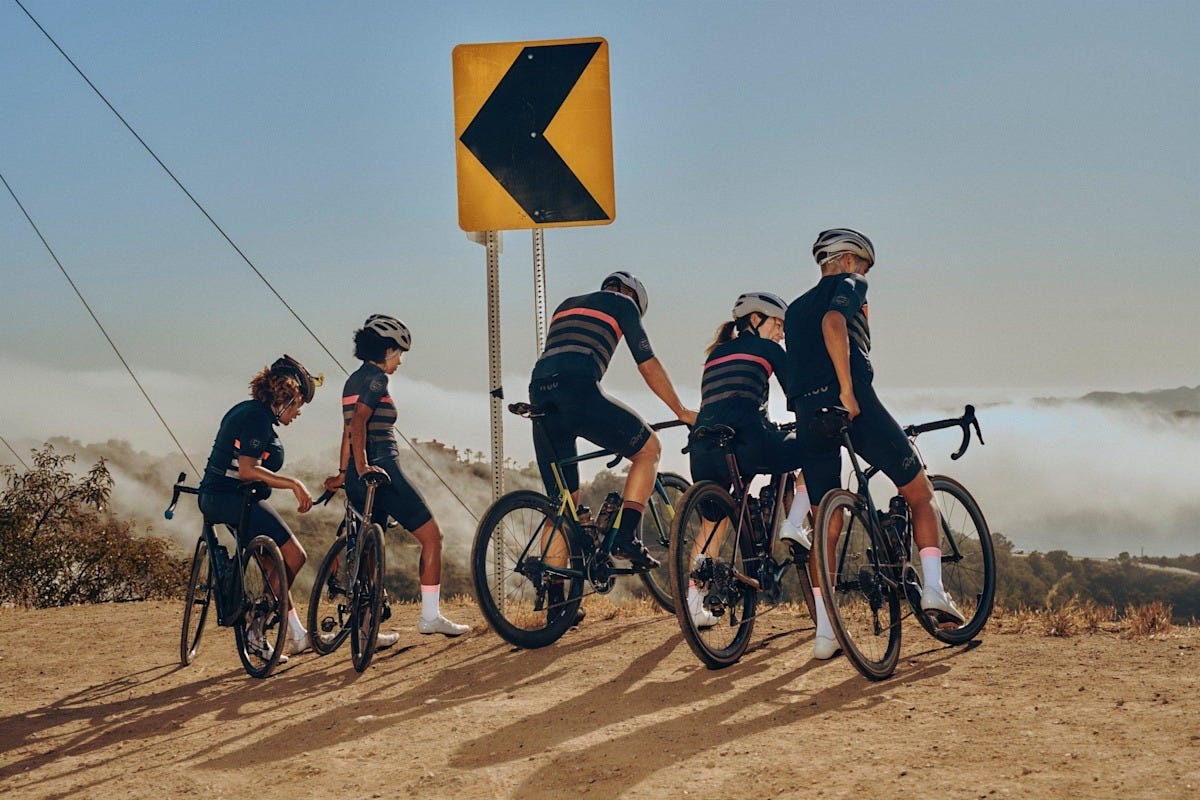Membres du RCC à vélo