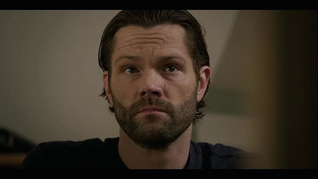 Walker Jared Padalecki talking deep with Bonham about Tommy Adams on 3.09.