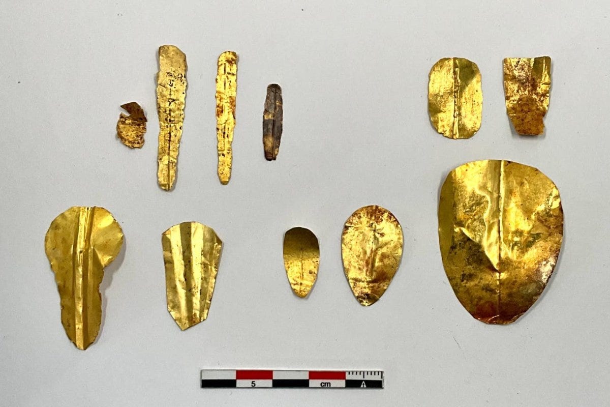 Ancient Egyptian golden tongues