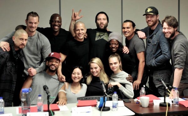 cast read for suicide squad movie