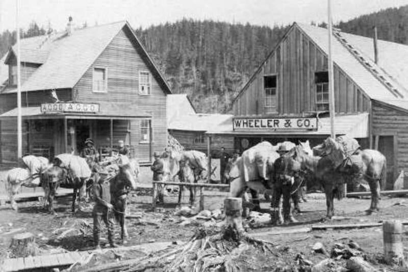 Sunrise, Alaska gold rush.