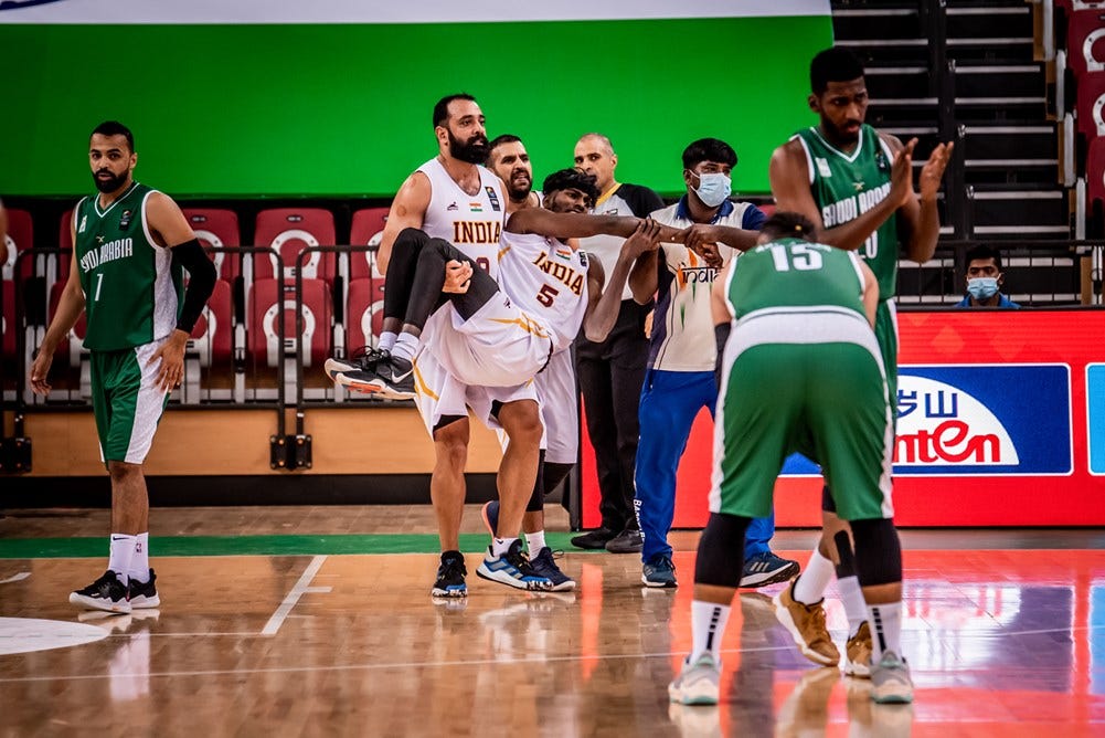 2021 FIBA Asia Cup Qualifiers India vs Saudi Arabia