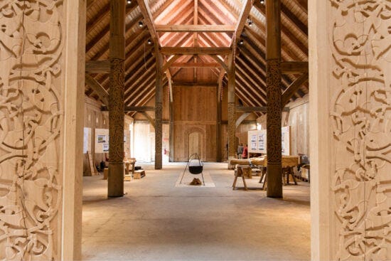Legendary Viking Hall Reconstructed at Lejre — Medieval Histories