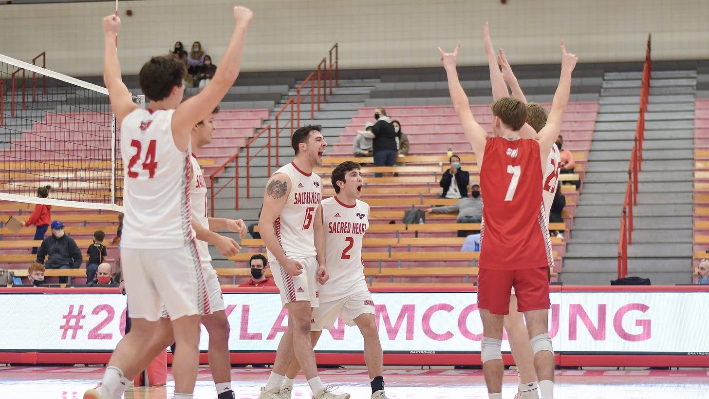 Men's Volleyball Celebration