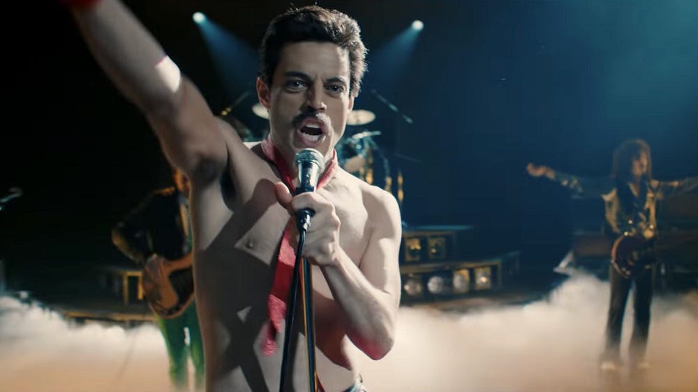 rami malek bohemian rhapsody tops box office weekend 2018 images