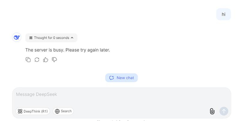 deepseek server busy