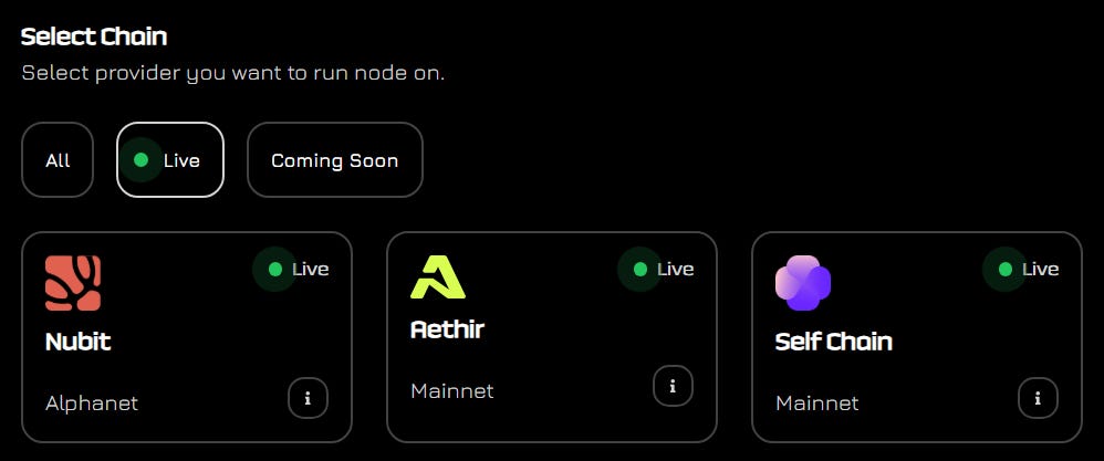 Partner chains live on NodeOps Console