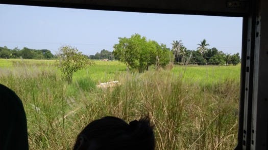 Temples/Stupas hove into view