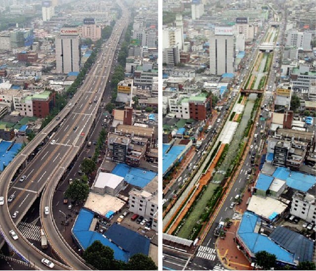 Seoul Cheonggyecheon river | WWF