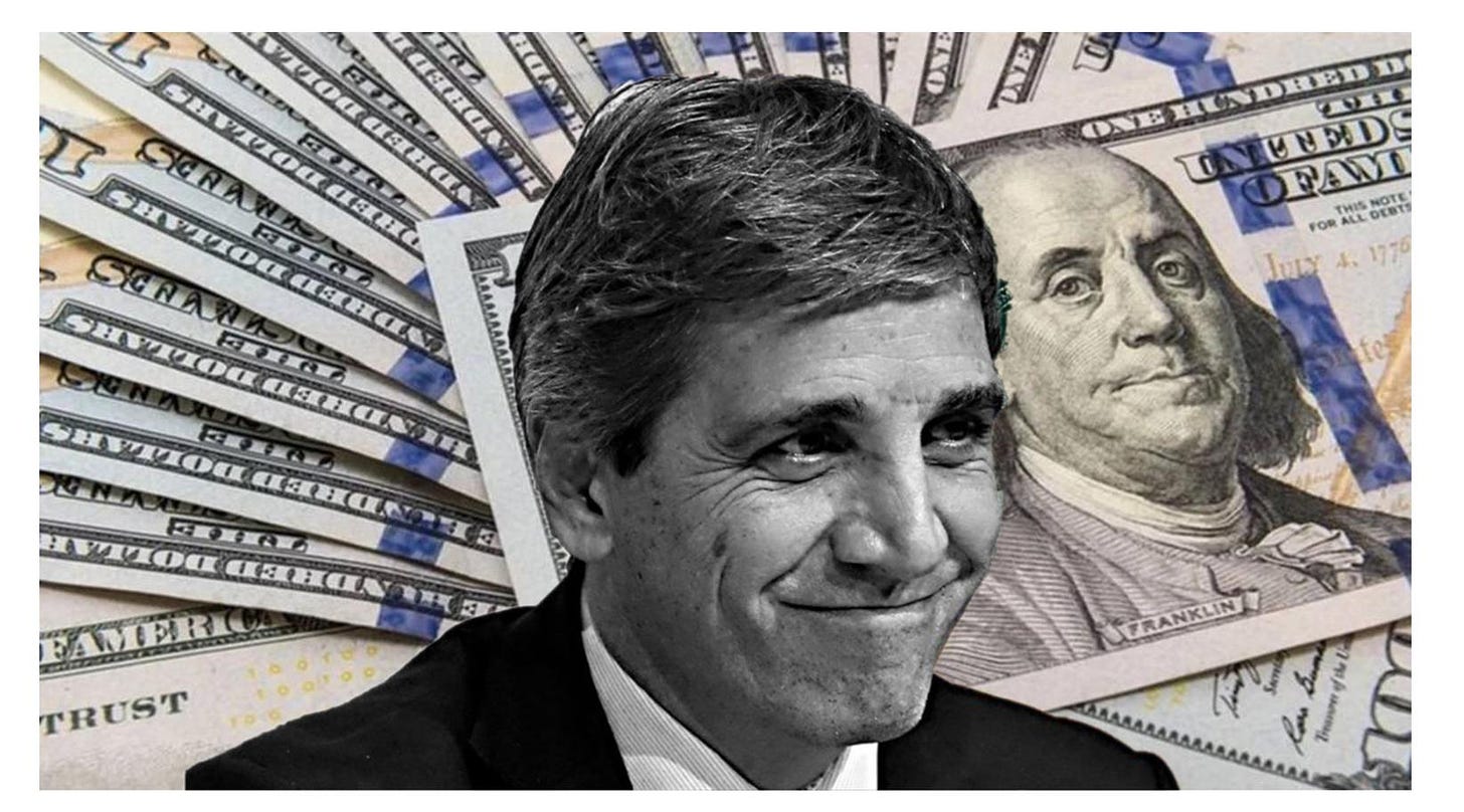 Argentina: El ministro Luis Caputo anunció el plan de ajuste del presidente  Javier Milei con el dólar oficial a $800 | ABC Mundial