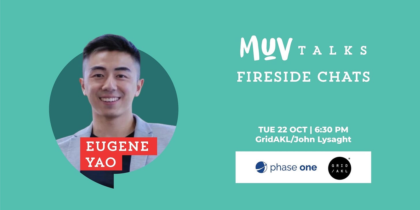 Banner image for MUV Talks | Fireside Chat with Eugene Yao (@ADHDfounder)