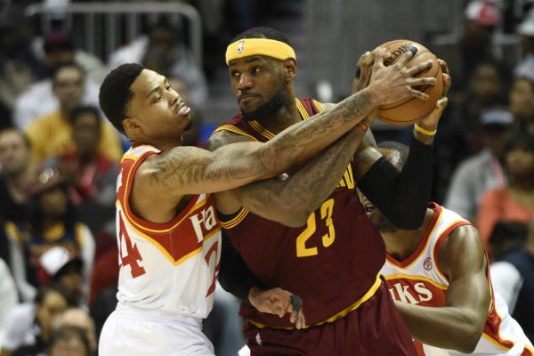 cleveland cavaliers vs atlanta hawks nba easter conference finals 2015