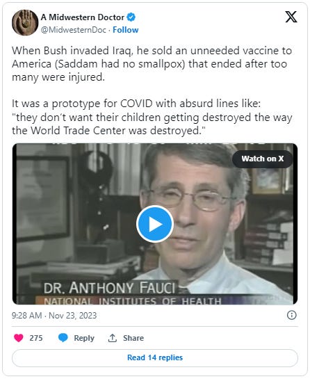 bush invaded Iraq