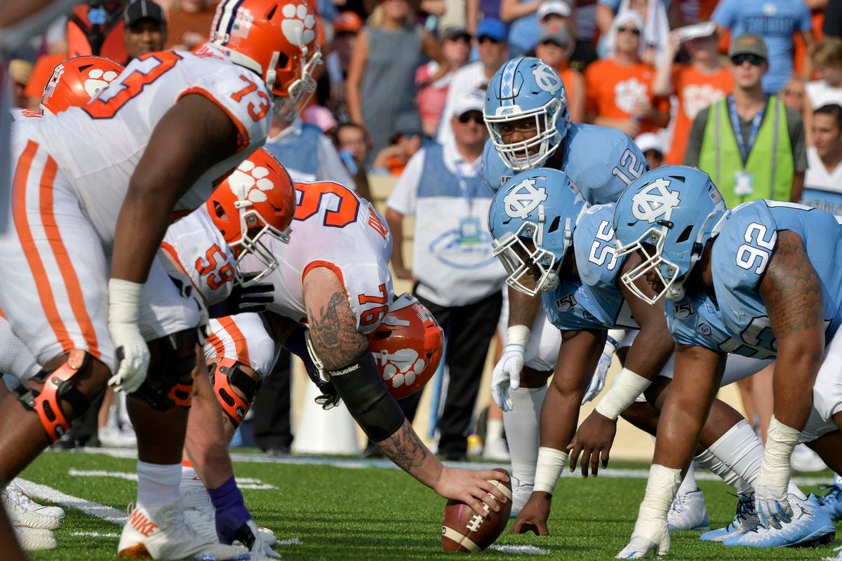 Clemson vs. North Carolina: The Tar Heels Push the Tigers to the Limit But  Fall Just Short 21-20 - Shakin The Southland