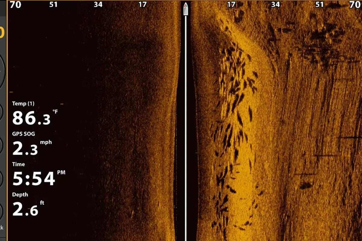 fishing sonar screen