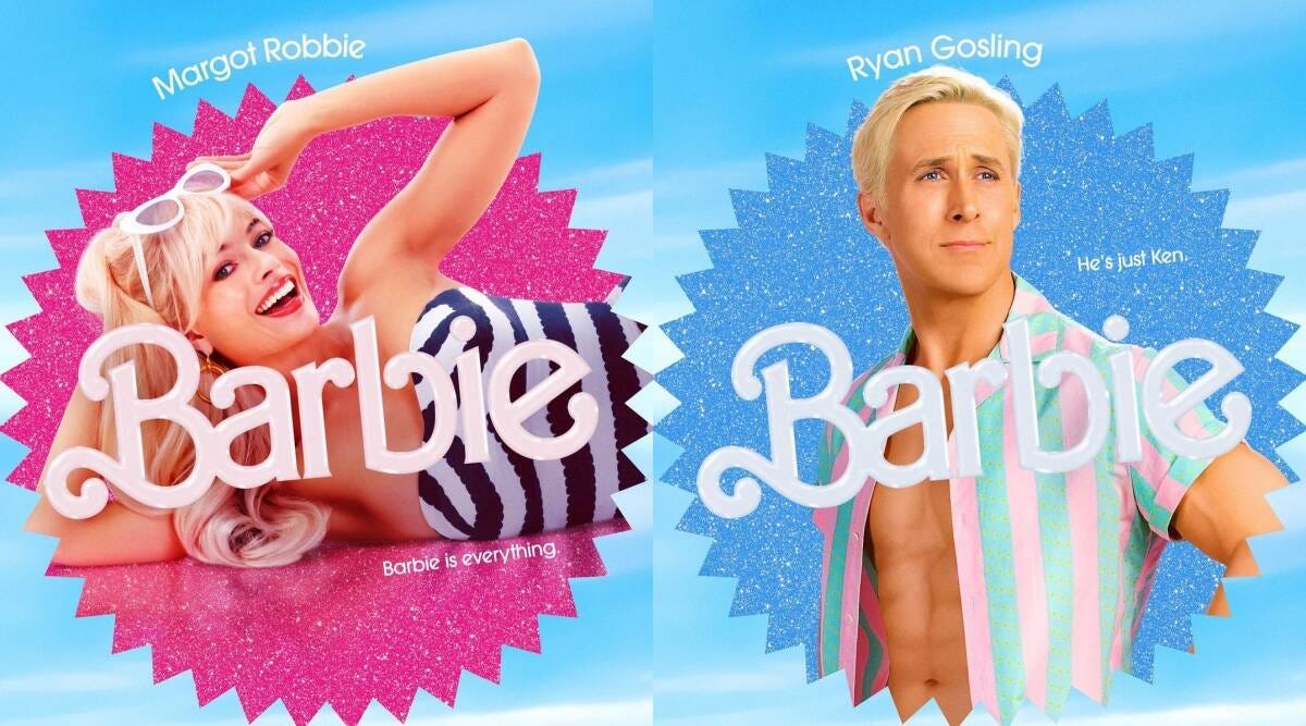 New Barbie posters introduce the full doll house and the many versions of  Barbies and Kens. See here | Hollywood News, The Indian Express