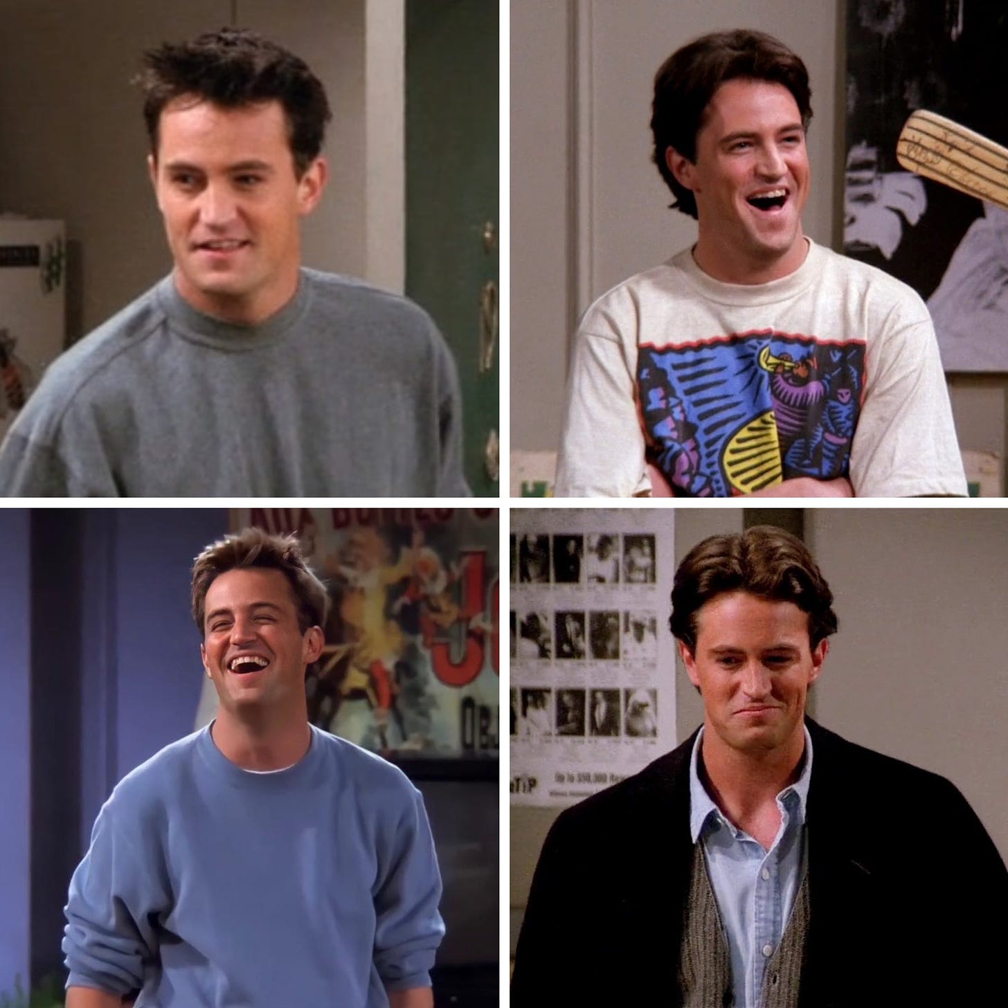 Trendulkar on X: "Chandler Bing introduced sarcasm in our lives. Iconic  &amp; timeless. RIP Matthew Perry. https://t.co/D8lCiX8ydd" / X