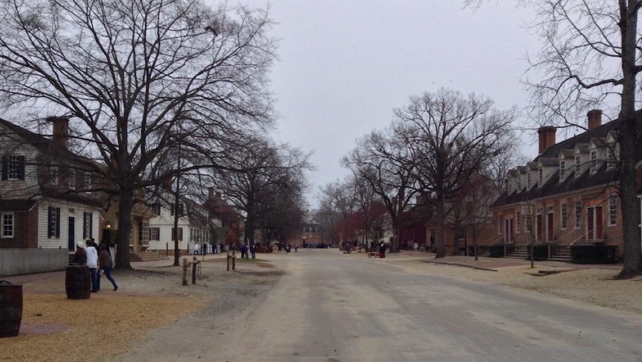 High street, Capitol at the end