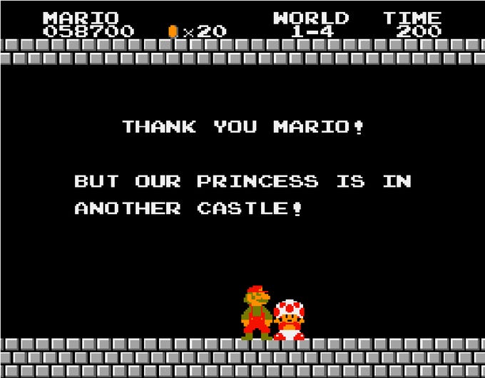 princess in another castle