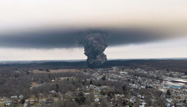 Ohio chemical train derailment worsening, Erin Brockovich sounds alarm ...