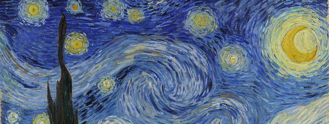 Detail from Van Gogh's The Starry Night