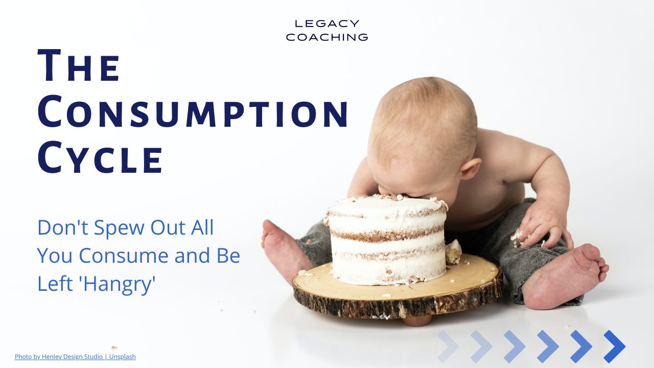 Legacy Coaching - The Consumption Cycle