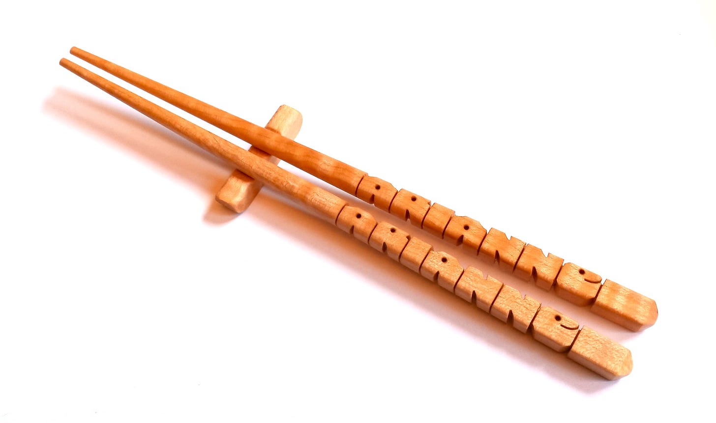 Maple Chopstick with Table Rest