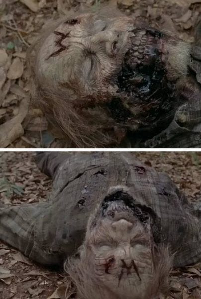 walkers marked with w again in walking dead forget 2015