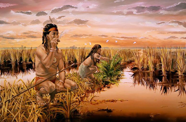Figure 3: Tequesta Indians in Everglades