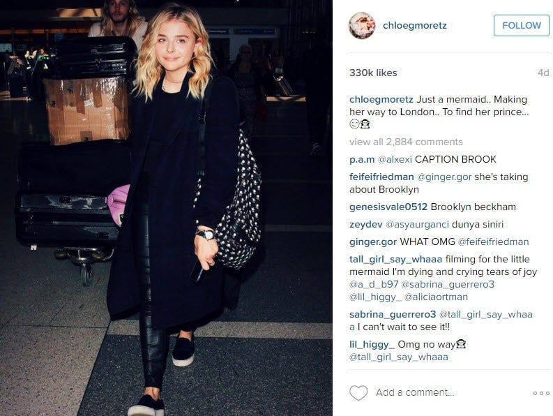 chlore moretz in new york walk