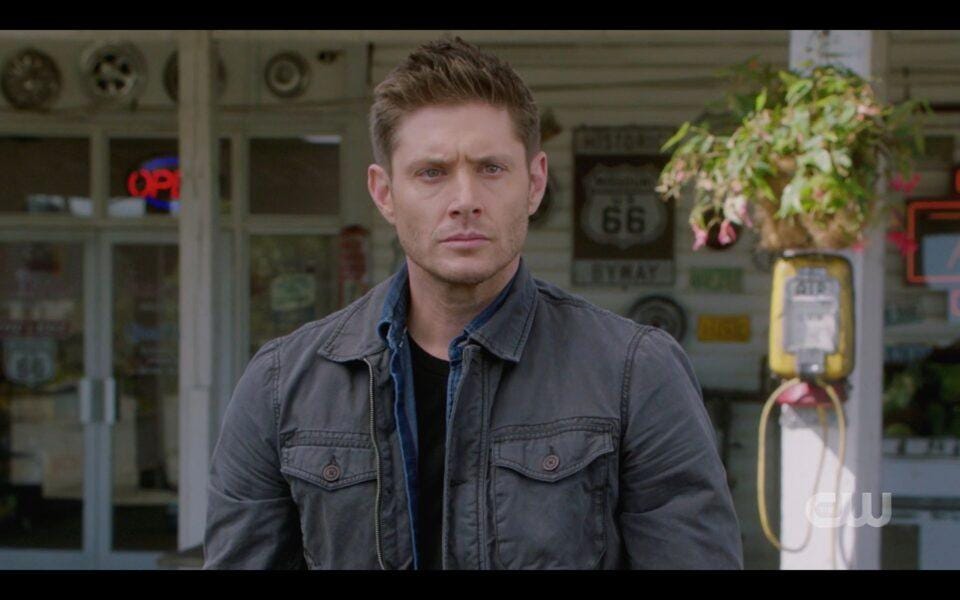 SPN Dean Winchester angry he can't save dog from Chuck 1519