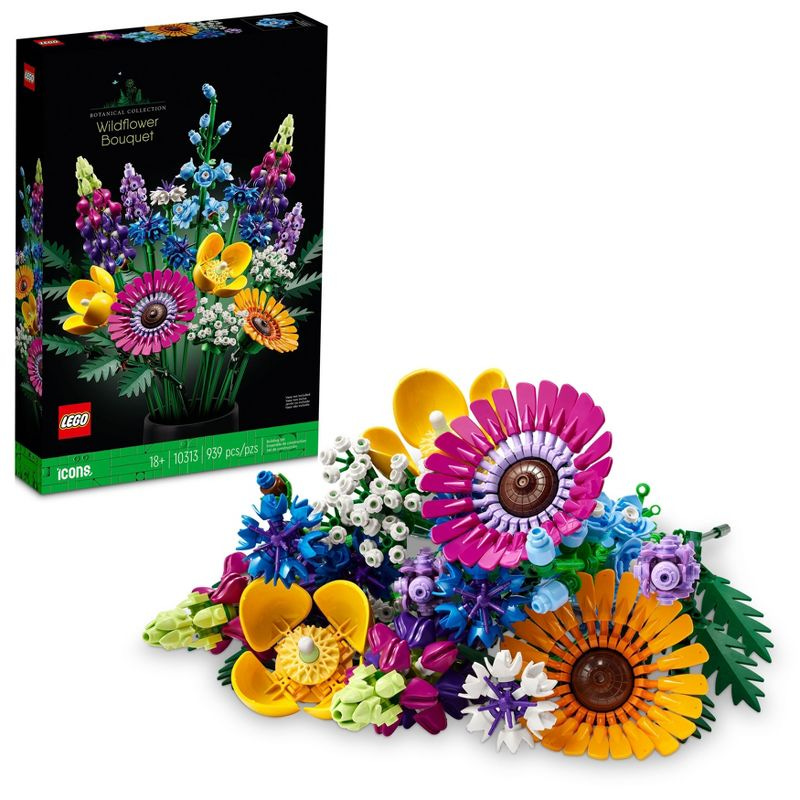LEGO Icons Wildflower Bouquet Artificial Flowers 10313, 1 of 14