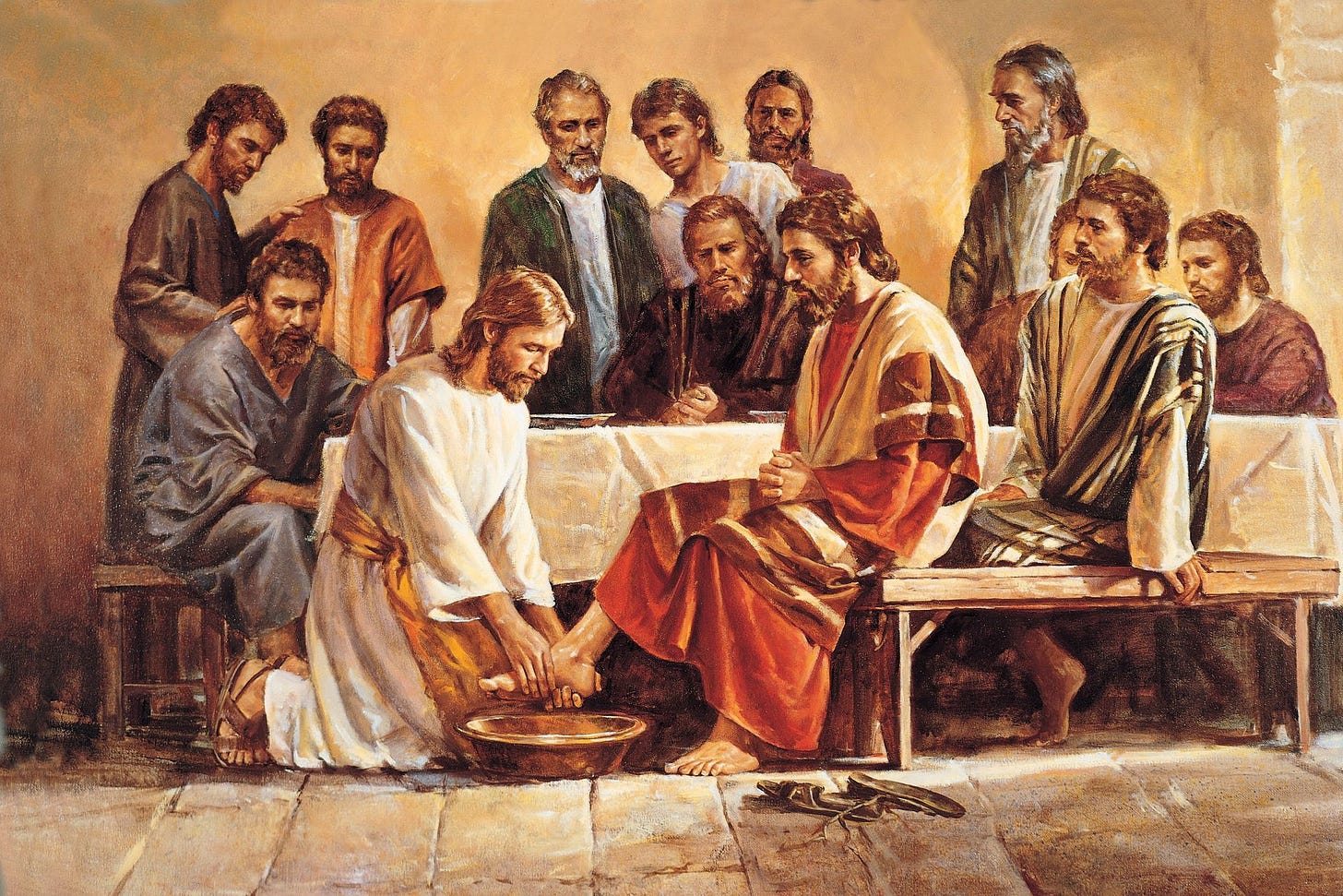 Jesus Washing the Apostles' Feet (Jesus Washing the Feet of the Apostles)