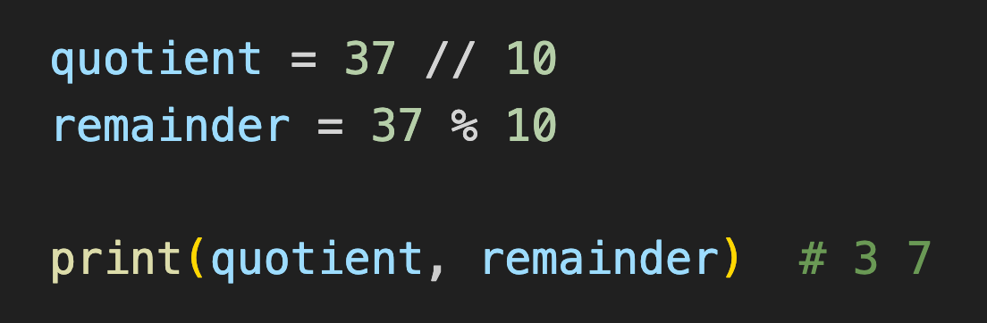 assignment operator precedence python