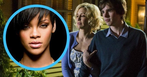 rihanna will need more than her umbrella to survive bates motel 2016 gossip