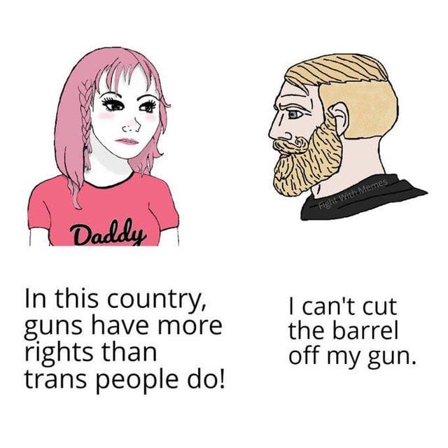 r/ConservativeMemes - Again with the rights that aren't being taken away.