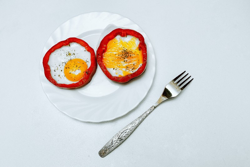 Eggs for breakfast.