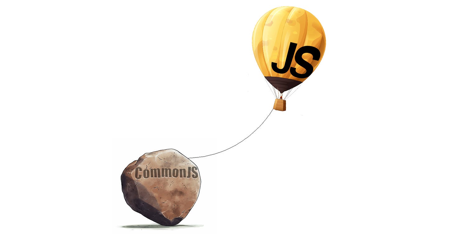 O progresso do JavaScript está sendo segurado pelo CommonJS