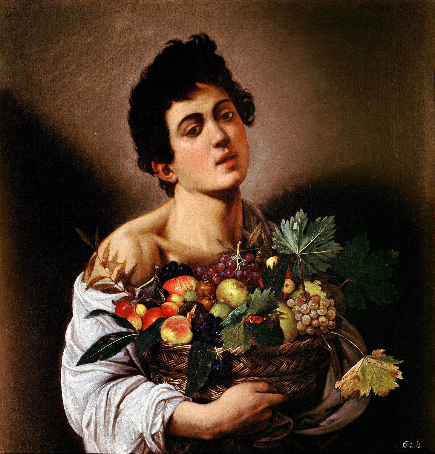 File:Boy with a Basket of Fruit-Caravaggio (1593).jpg - Wikipedia