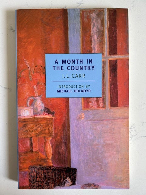 Cover of A Month in the Country by J.L. Carr