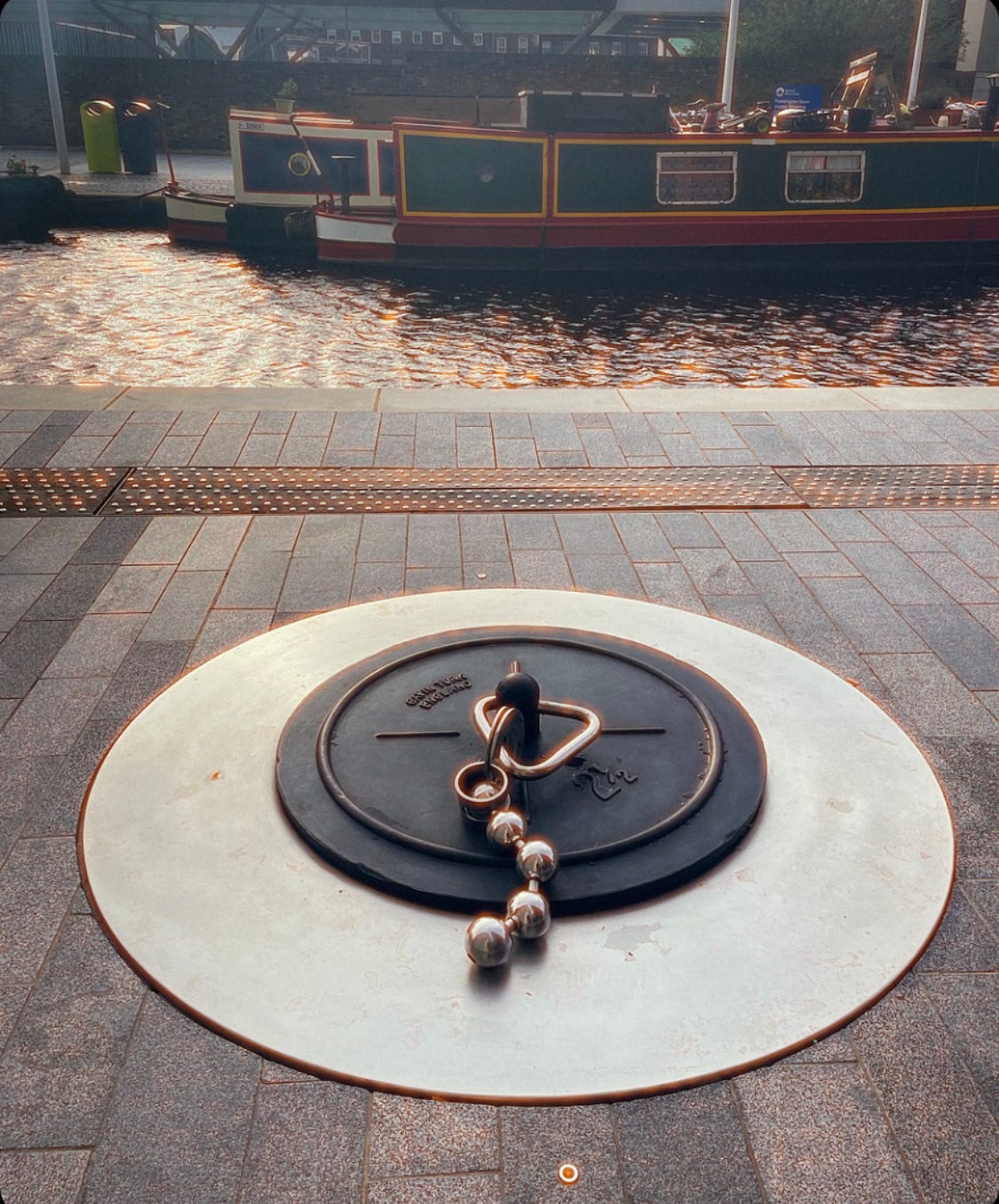 Gavin Turk’s Axis Mundi art installation at Paddington Basin in London