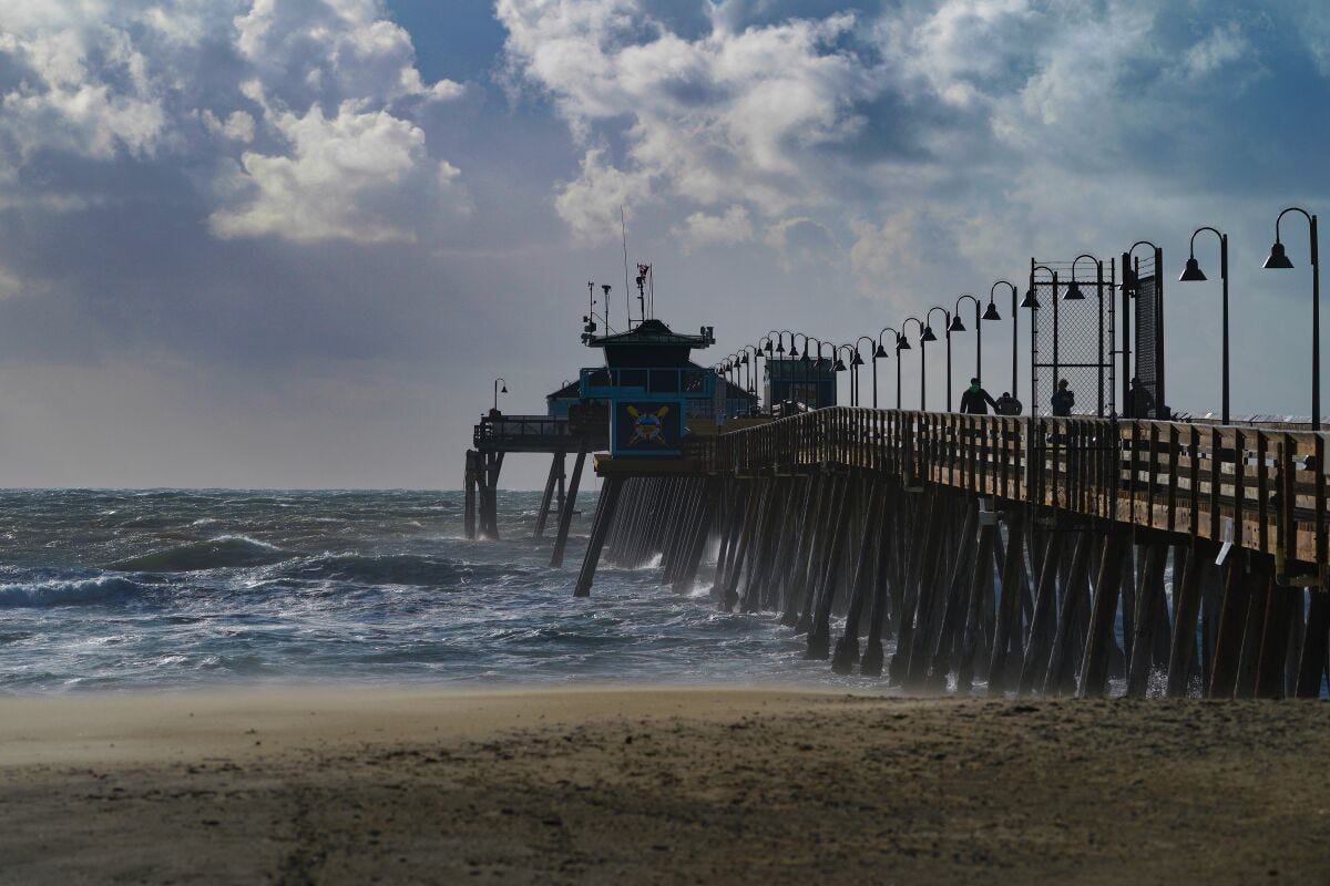 Imperial Beach's pier on March 1.