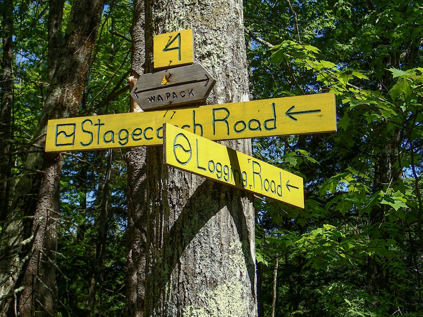 Wapack trail signage