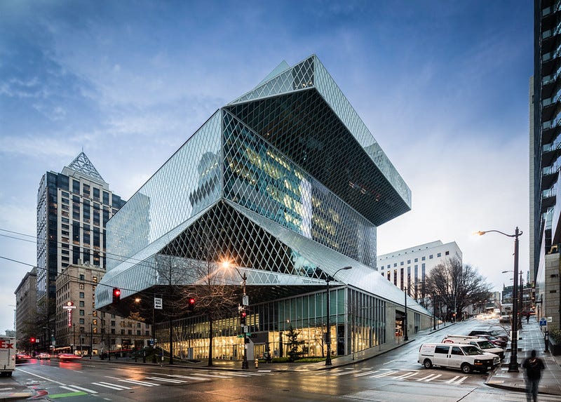 Modernist Architecture: The Seattle Central Public Library: Better Late  than Never