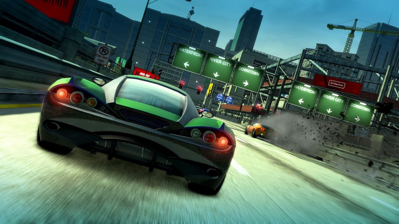 Gameplay in Burnout Paradise Remastered