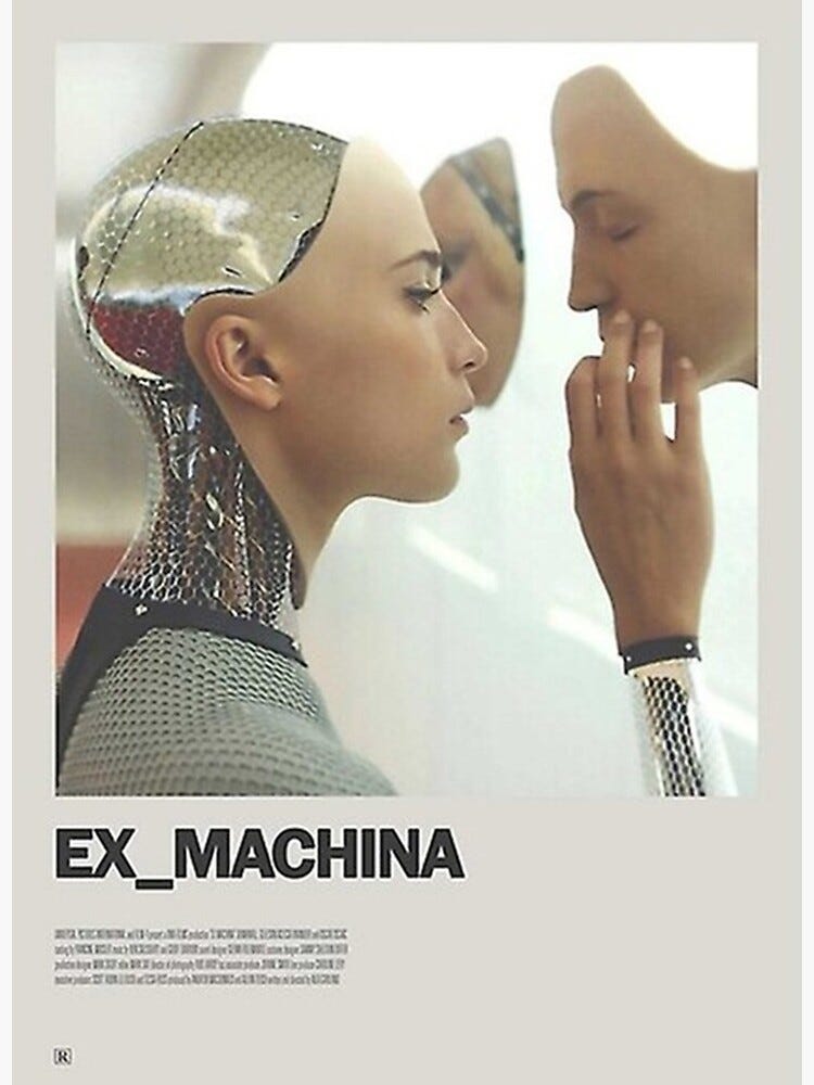 Póster for Sale con la obra «película ex machina» de frmabozejoy | Redbubble