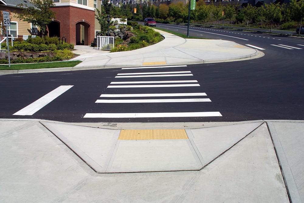 a pedestrian crossing