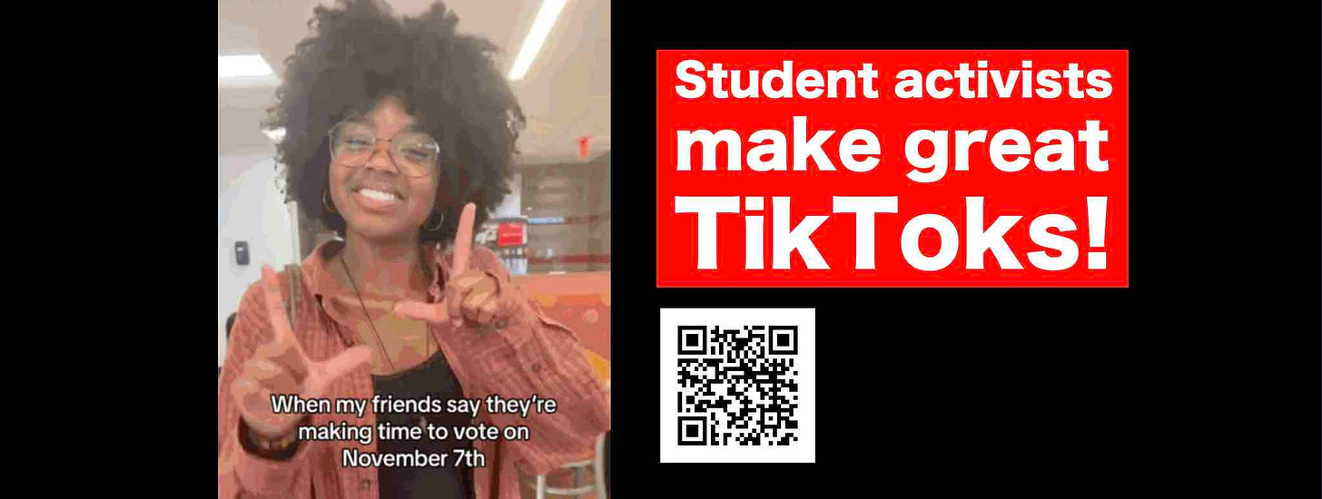 Students For Justice interns make great Tik Toks